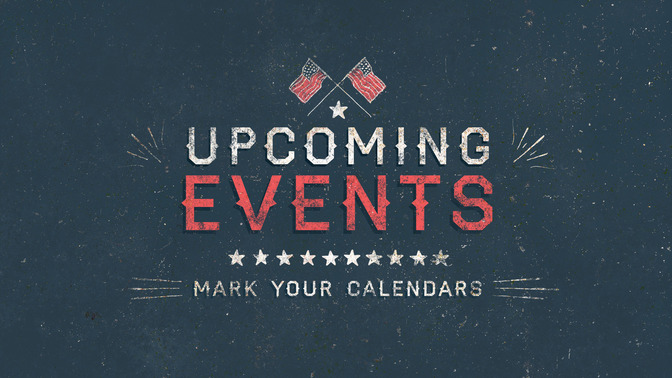 patriotic grunge - upcoming events