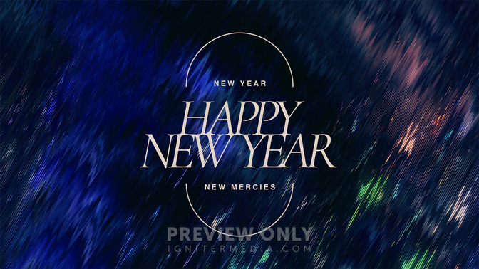 twilight cascade - happy new year
