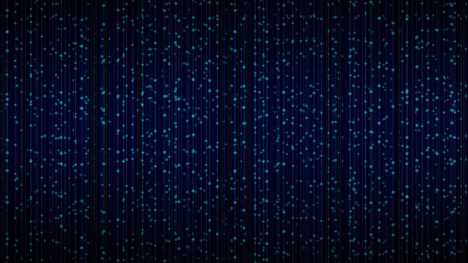 geometric strands - blue