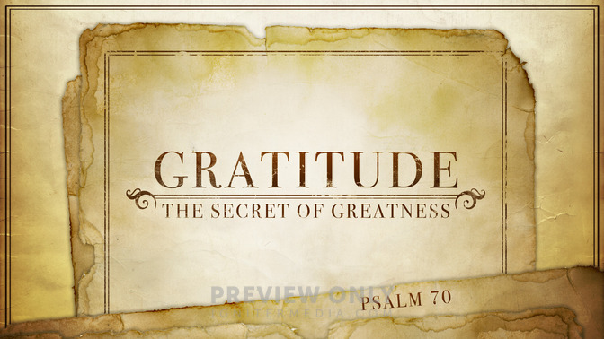 gratitude