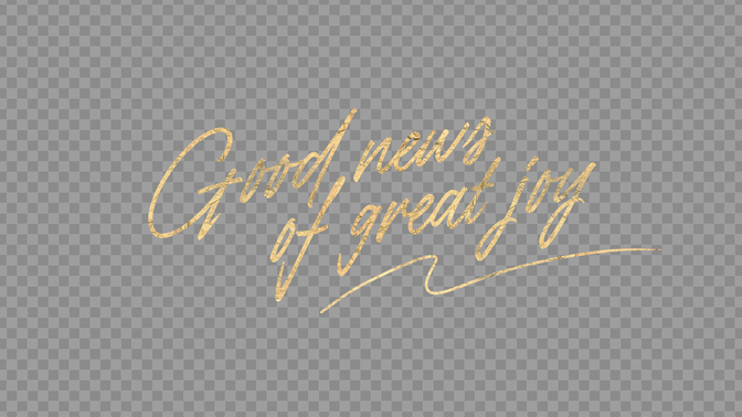 advent type - good news of great joy