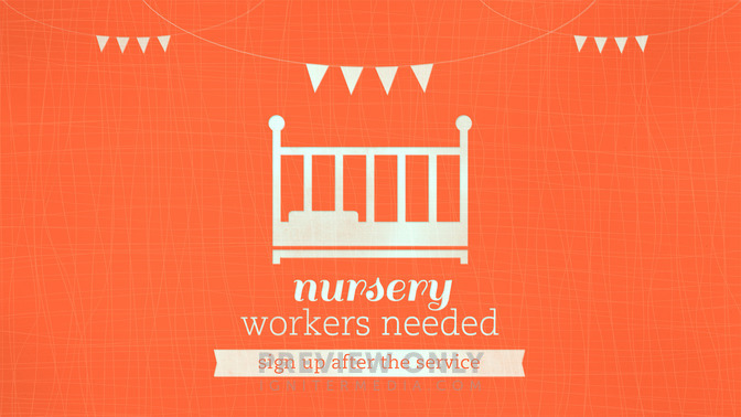 nursery workers needed