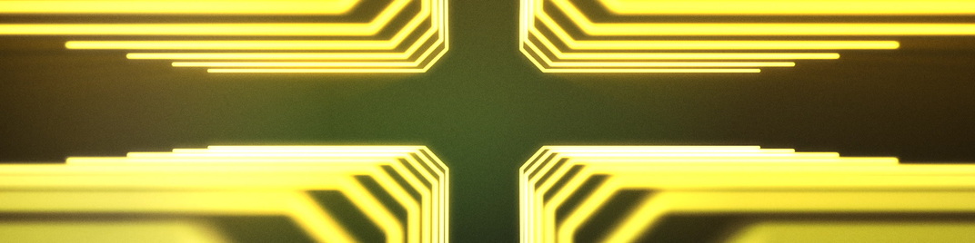 radiant cross - yellow
