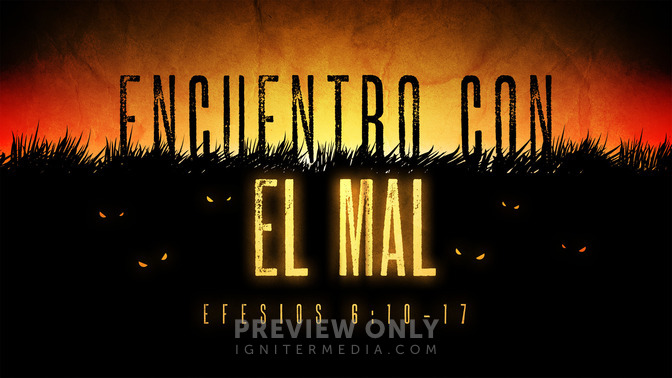 encuentro con el mal