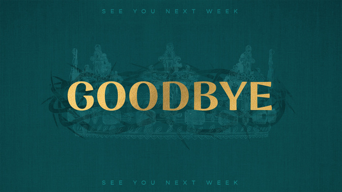 sayings of easter - goodbye