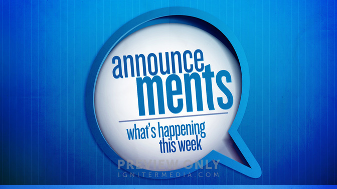announcements