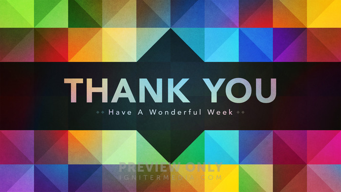 diagonal spectrum - thank you