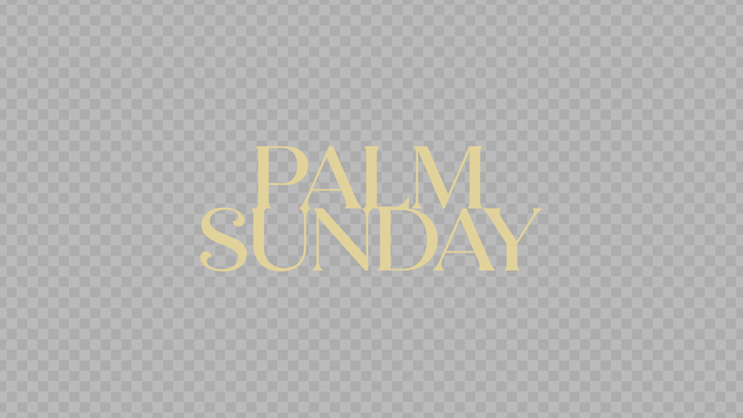 easter colors - palm sunday