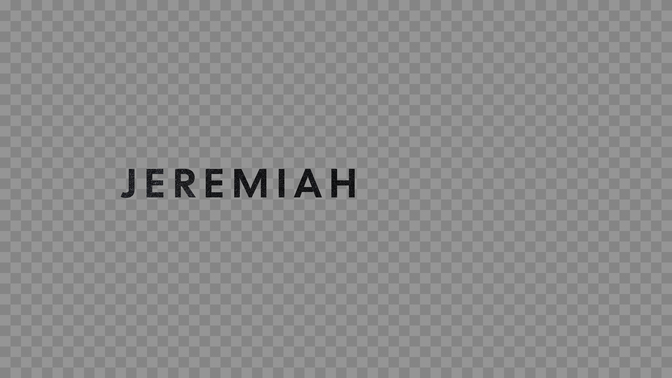 testament textures - jeremiah