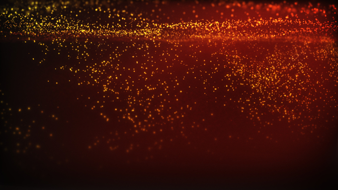 particle drop - warm