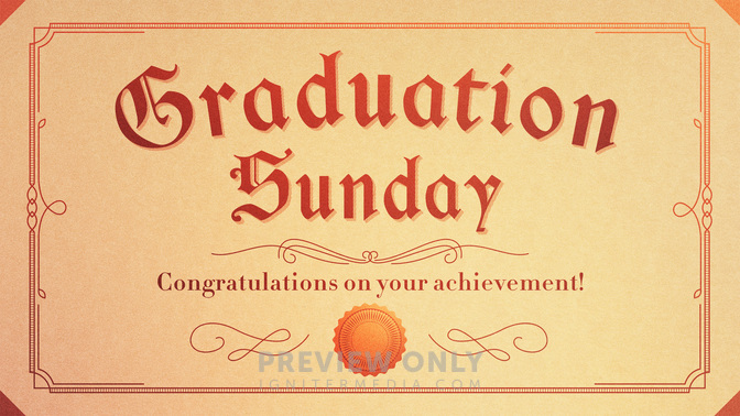 graduation sunday