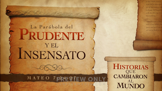 la parábola del prudente y el insensato