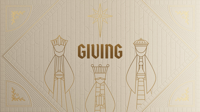 christmas gold - giving