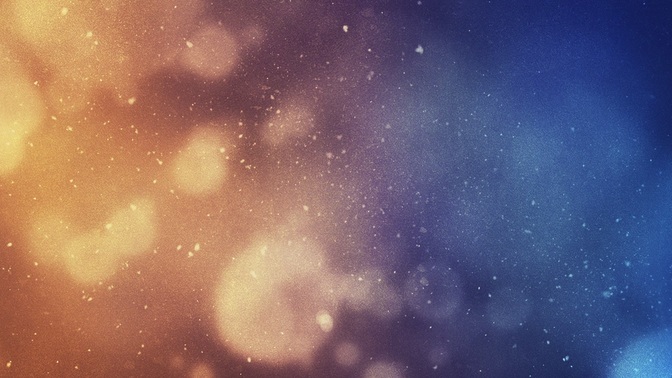 colorful dust - orange & blue