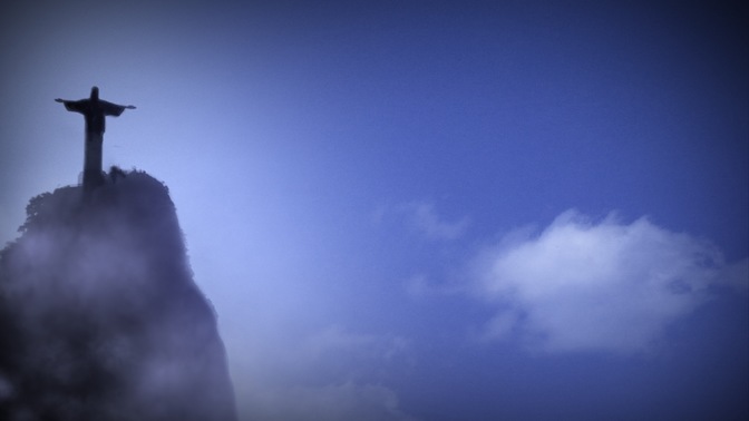 christ mountain blue