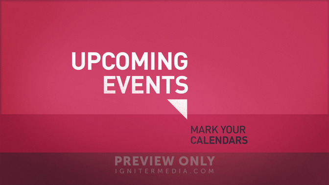 summer stripes - upcoming events