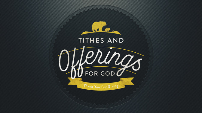 wild icons - tithes and offerings for god
