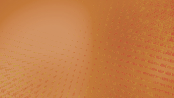 cube wave - 2 orange