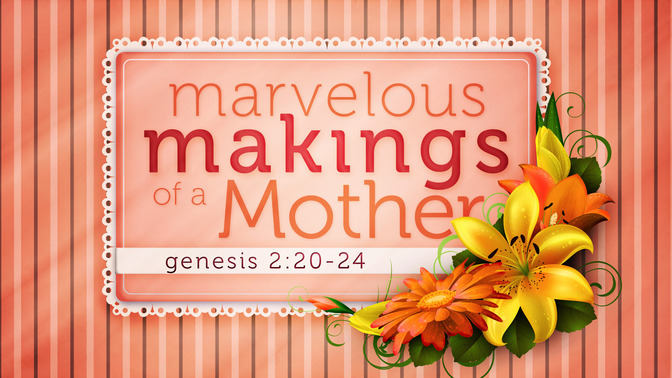motherhood series - marvelous makings of a mother