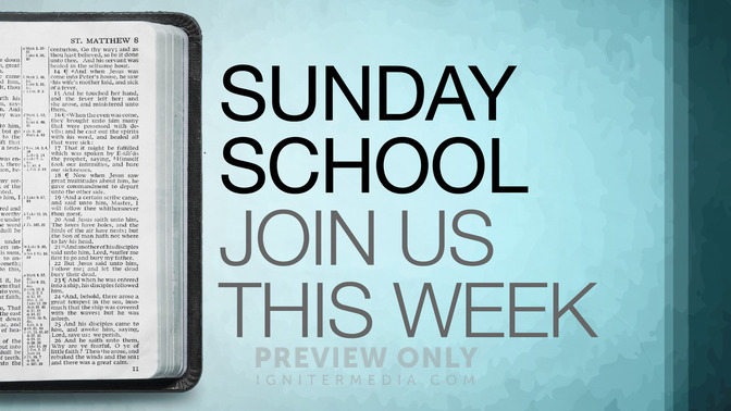 sunday school
