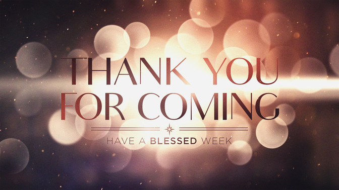 holiday bokeh - thank you for coming