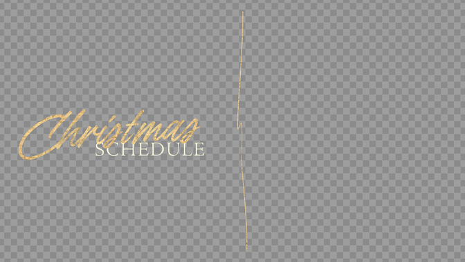 advent type - christmas schedule