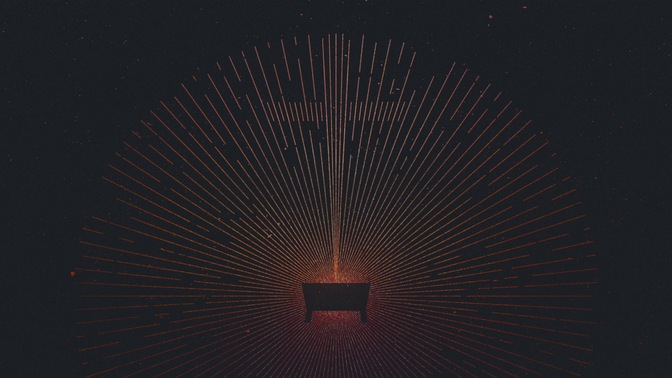 cross rays - sunrise
