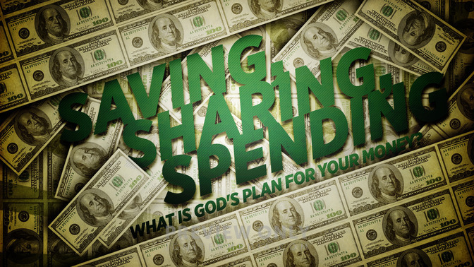 saving, sharing, spending