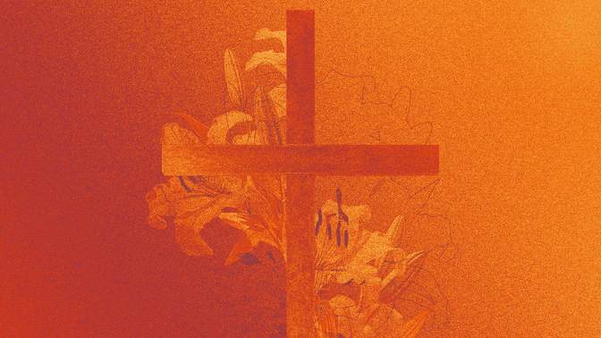 easter colors - pink and orange 2