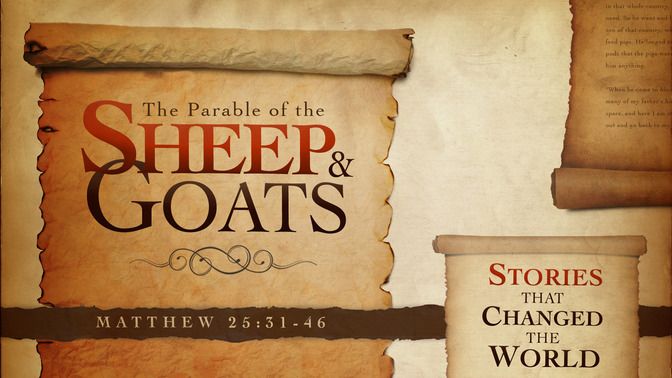 the parable of the sheep & goats