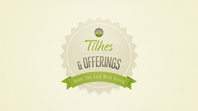 thanksgiving badge - tithes & offerings