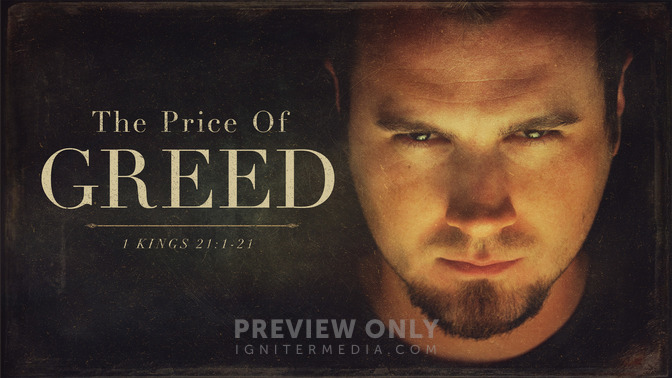 the price of greed