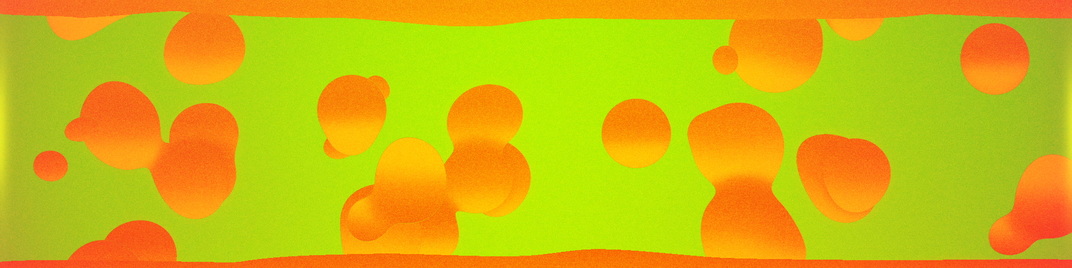 lava lamp - orange
