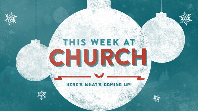 christmas illustration - this week at church