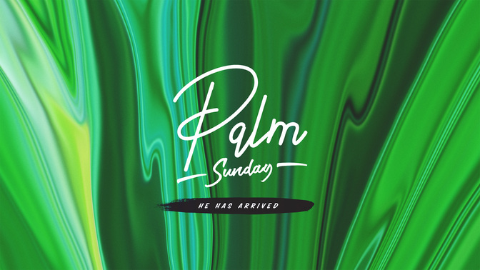 color flow - palm sunday