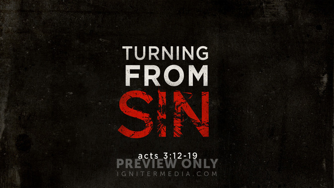 turning from sin