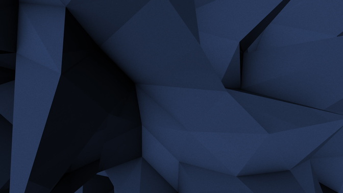 low poly - blue