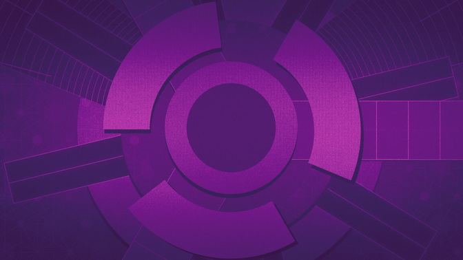 spinning circles - purple