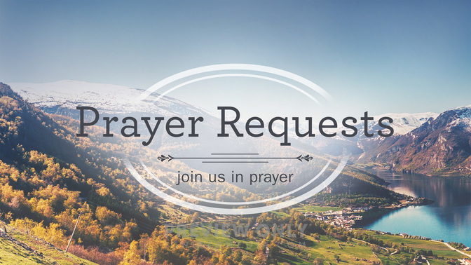 Icelandic Range - Prayer Requests