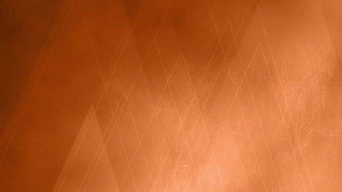 watercolor triangles - orange
