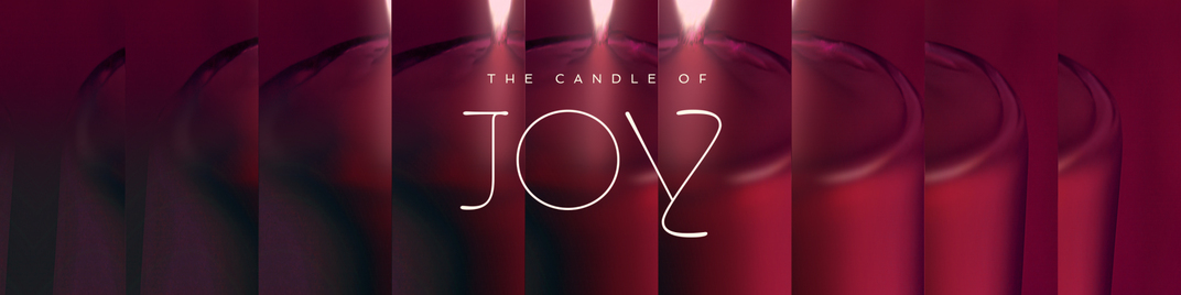 gradient glass - the candle of joy