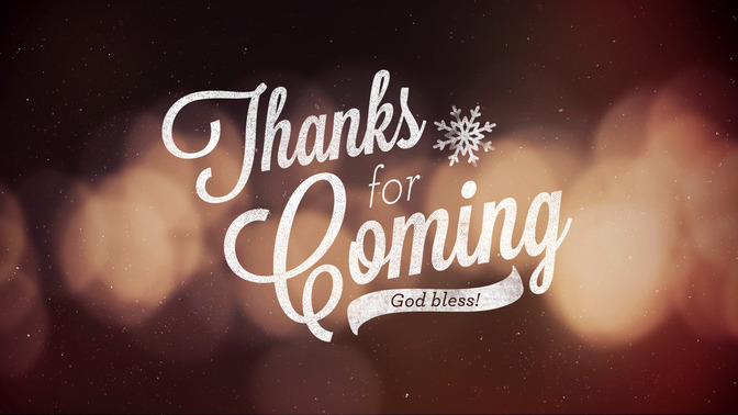 snowflake - thanks for coming