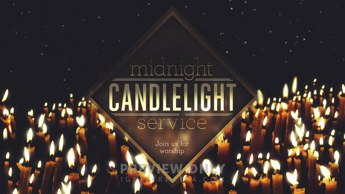midnight candlelight service