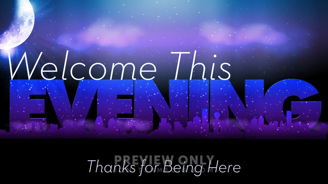 welcome this evening