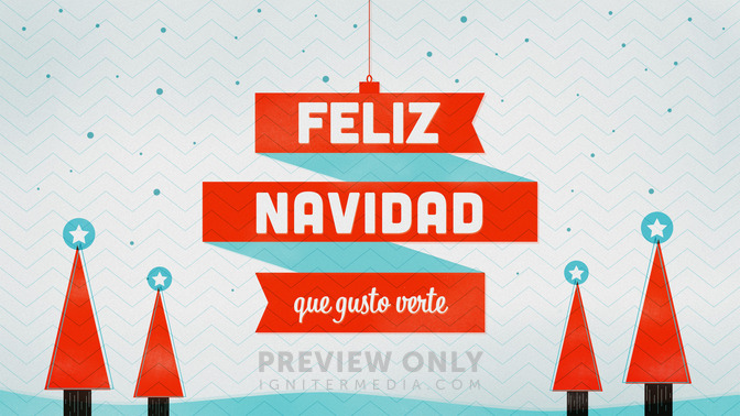 red ribbon - feliz navidad