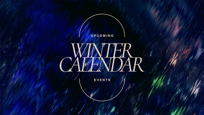 twilight cascade - winter calendar