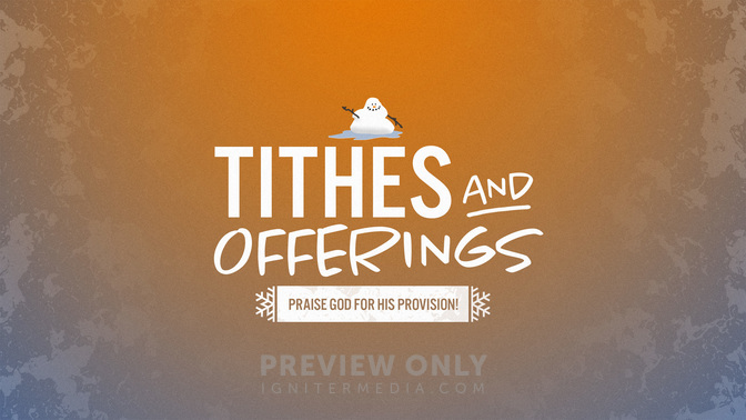 snowman - tithes and offerings