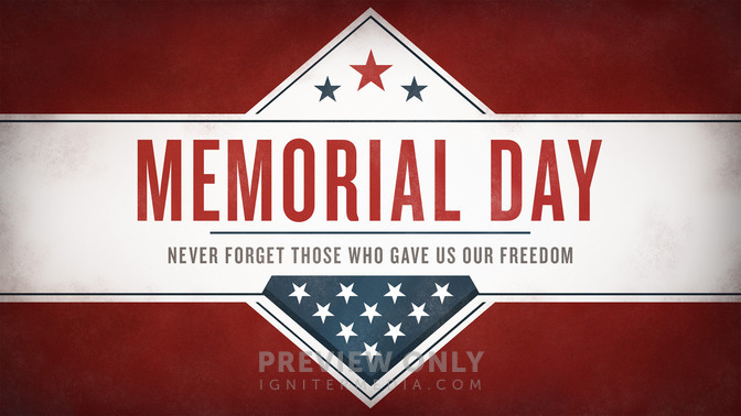 freedom flag - memorial day