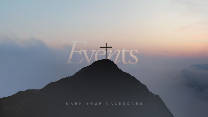 for god so loved - events