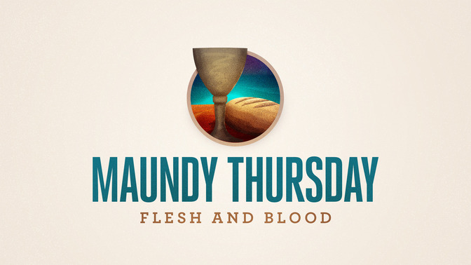 modern painted - maundy thursday